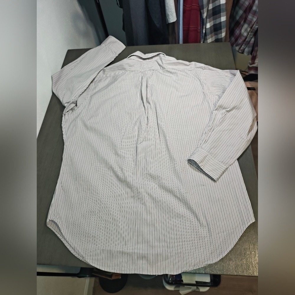 Polo Ralph Lauren Men's Long Sleeve Striped Button Shirt Classic Fit 16.5 32/33 - Picture 9 of 11